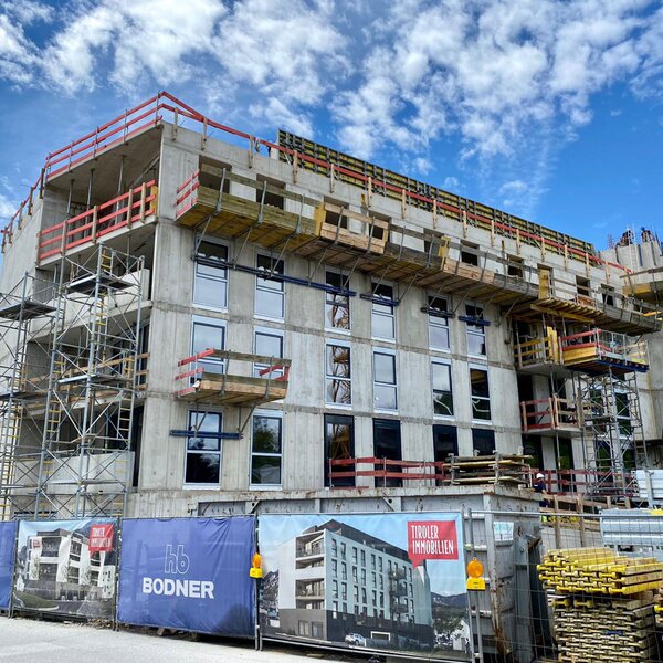 Baufortschritt Salurnerstrasse | © Tiroler Immobilien Baufortschritt Salurnerstrasse | © Tiroler Immobilien