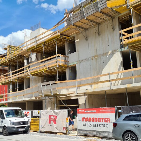 Baufortschritt Zell am Ziller | © Tiroler Immobilien Baufortschritt Zell am Ziller | © Tiroler Immobilien