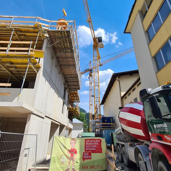 Baufortschritt Zell am Ziller | © Tiroler Immobilien Baufortschritt Zell am Ziller | © Tiroler Immobilien